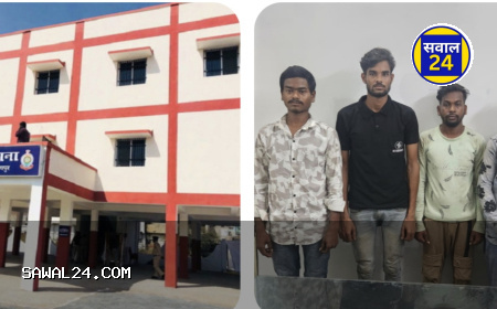 Raipur: Four accused of attacking a policeman arrested,रायपुर: पुलिसकर्मी पर हमला करने वाले चार आरोपी गिरफ्तार, न्यू राजेन्द्र नगर थाना क्षेत्र की घटना