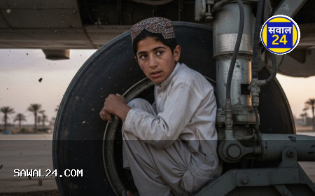 A 13-year-old boy flew from Kabul to Delhi  काबुल से दिल्ली तक हवाई जहाज के पहिए में बैठकर पहुंचा 13 साल का लड़का, 94 मिनट हवा में रहा जिंदा