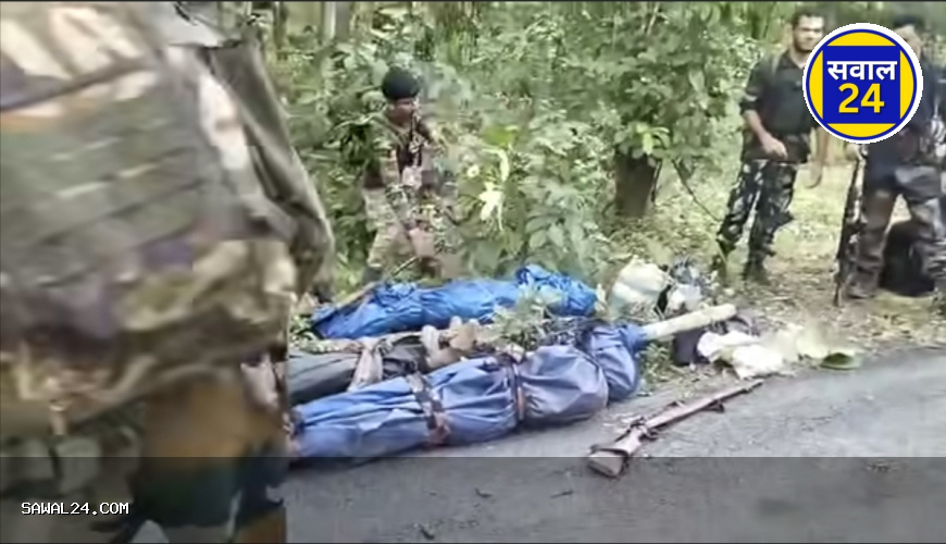 Major success in Kanker forest: Three Naxalites killed  कांकेर के जंगल में बड़ी सफलता: पुलिस-नक्सली मुठभेड़ में तीन नक्सली ढेर