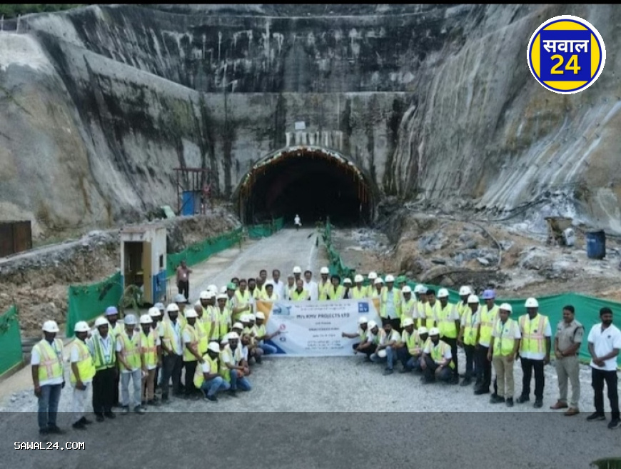Chhattisgarh gets its first national highway छत्तीसगढ़ को मिली पहली राष्ट्रीय राजमार्ग सुरंग, 12 महीने में पूरी हुई निर्माण यात्रा — अब पहाड़ों के पार दौड़ेगी समृद्धि की राह