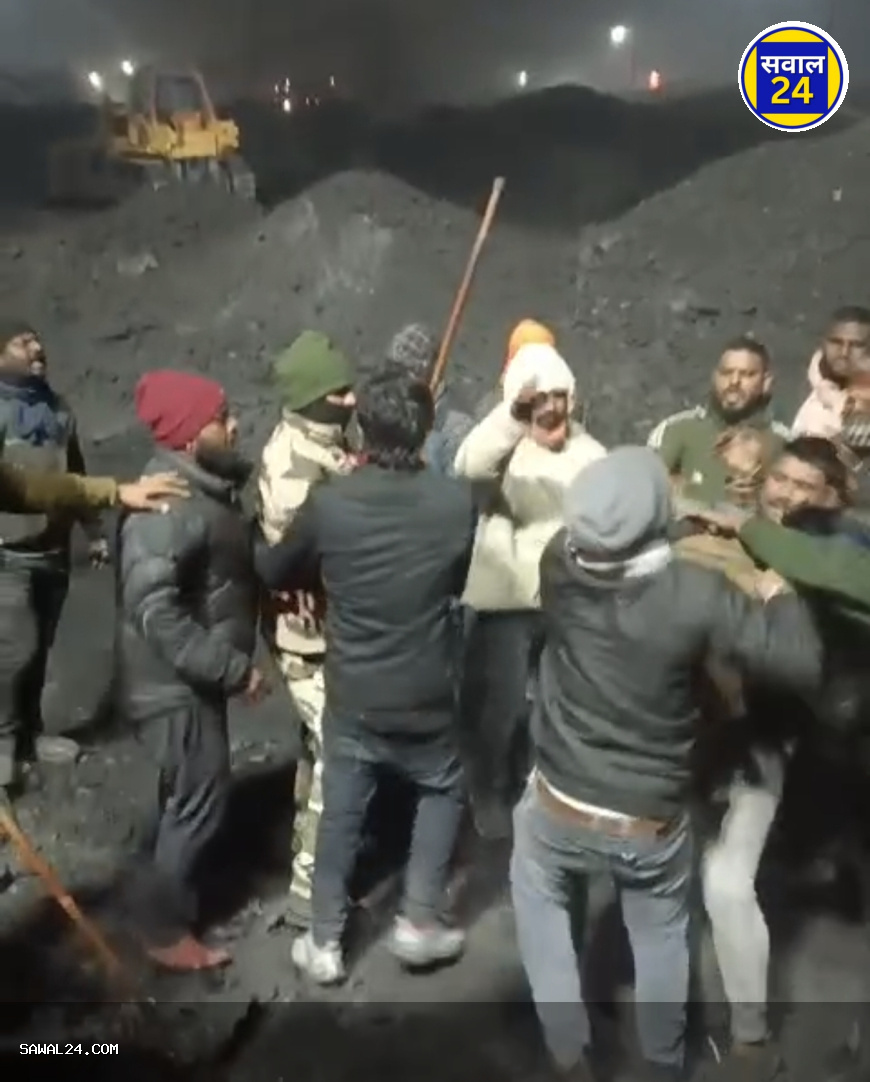 Korba: Uproar over coal mining  कोरबा: गेवरा खदान में कोयला लिफ्टिंग को लेकर बवाल, दो कंपनियों में हिंसक झड़प,