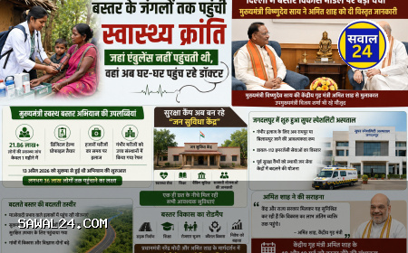 बस्तर के जंगलों तक पहुंची स्वास्थ्य क्रांति: जहां एंबुलेंस नहीं पहुंचती थी, वहां अब घर-घर पहुंच रहे डॉक्टर