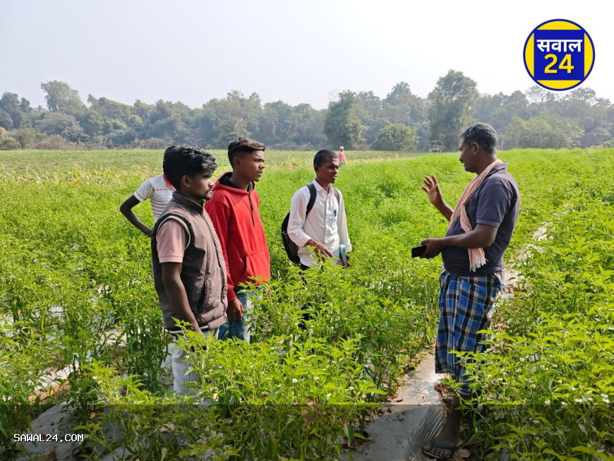 नक्सल प्रभावित इलाके से निकली समृद्धि की मिसाल: आधुनिक खेती से किसान गोपाल ने बदली अपनी तकदीर