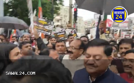 रायपुर में भाजपा का कांग्रेस कार्यालय घेराव, उपमुख्यमंत्री अरुण साव बोले— लोकतांत्रिक मर्यादाओं के खिलाफ है प्रधानमंत्री आवास घेरने का आह्वान
