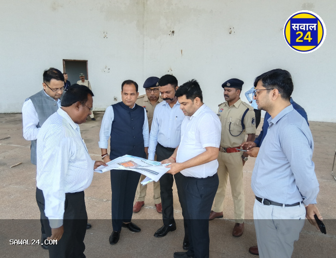 राज्योत्सव की तैयारियों को लेकर अधिकारियों ने किया स्थल निरीक्षण, सुरक्षा और व्यवस्थाओं पर मंथन